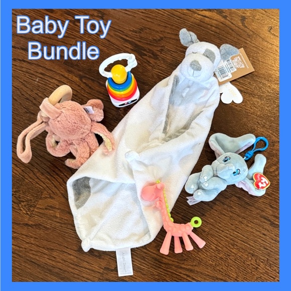 🐙 Baby Toy Bundle / Angel Dear, Ty, Fisher Price, Jellycat - Picture 1 of 16